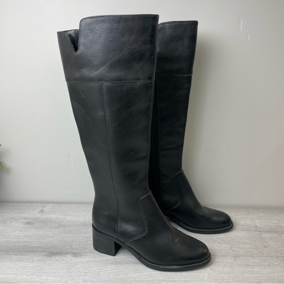 𝅺FRANCO SARTO LUCIANNA BLOCK HEEL TALL BOOT SIZE 6.5 - Picture 1 of 13